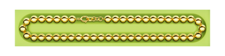 A detail view of Sphere Link Chain XL