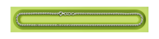 A detail view of Diamond Cut Trace Chain S