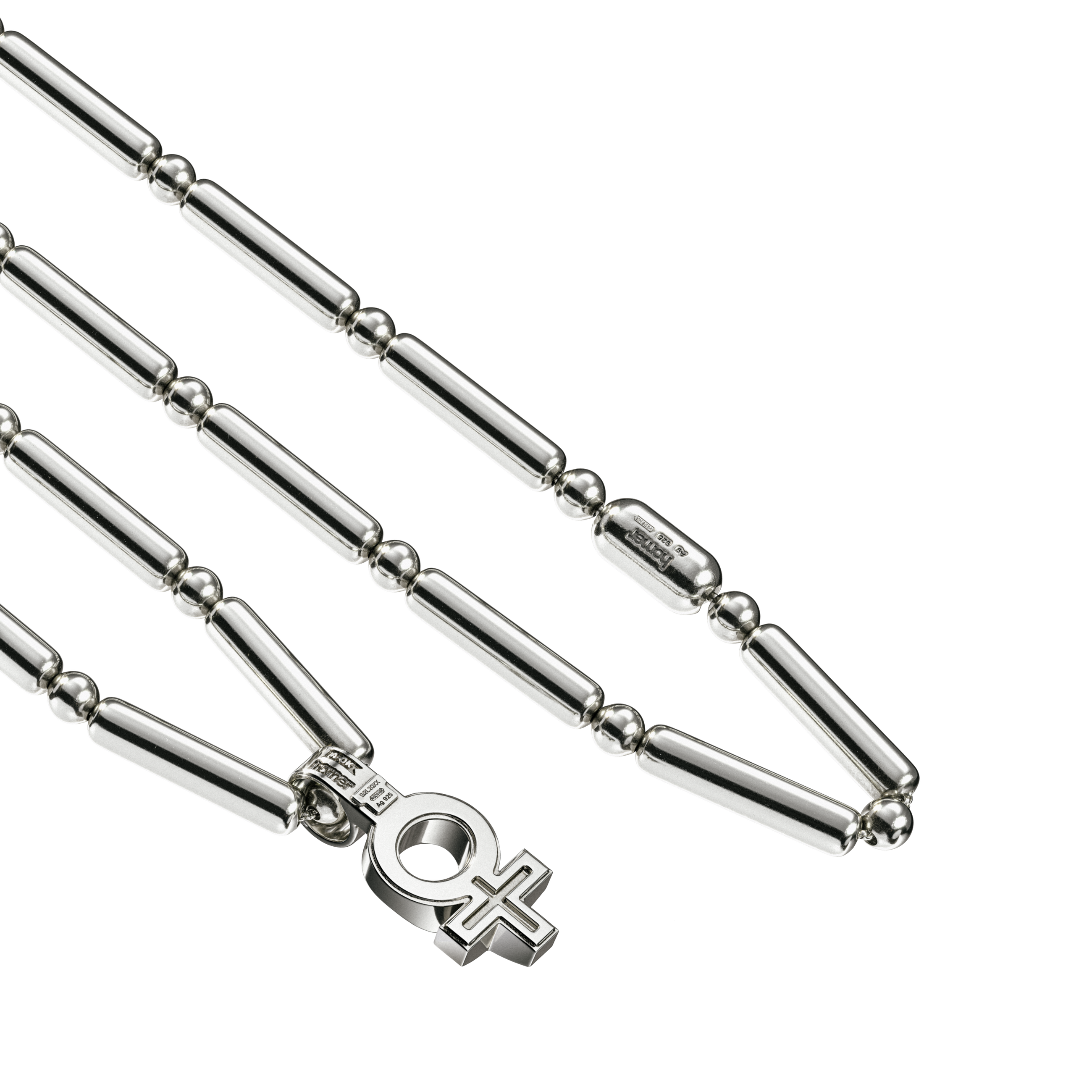 A detail view of Signal ♀ Pendant