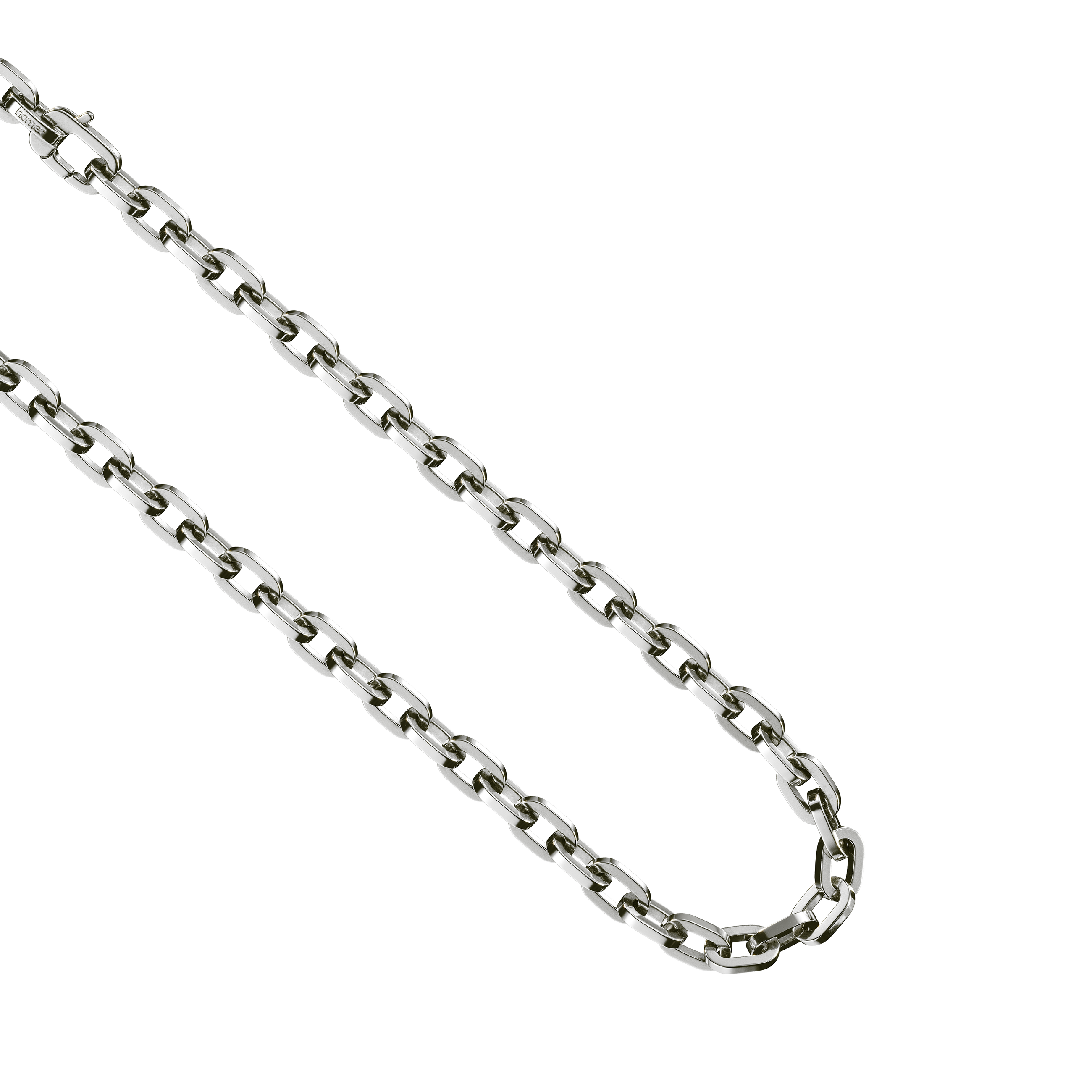 A detail view of Square Cable Chain M