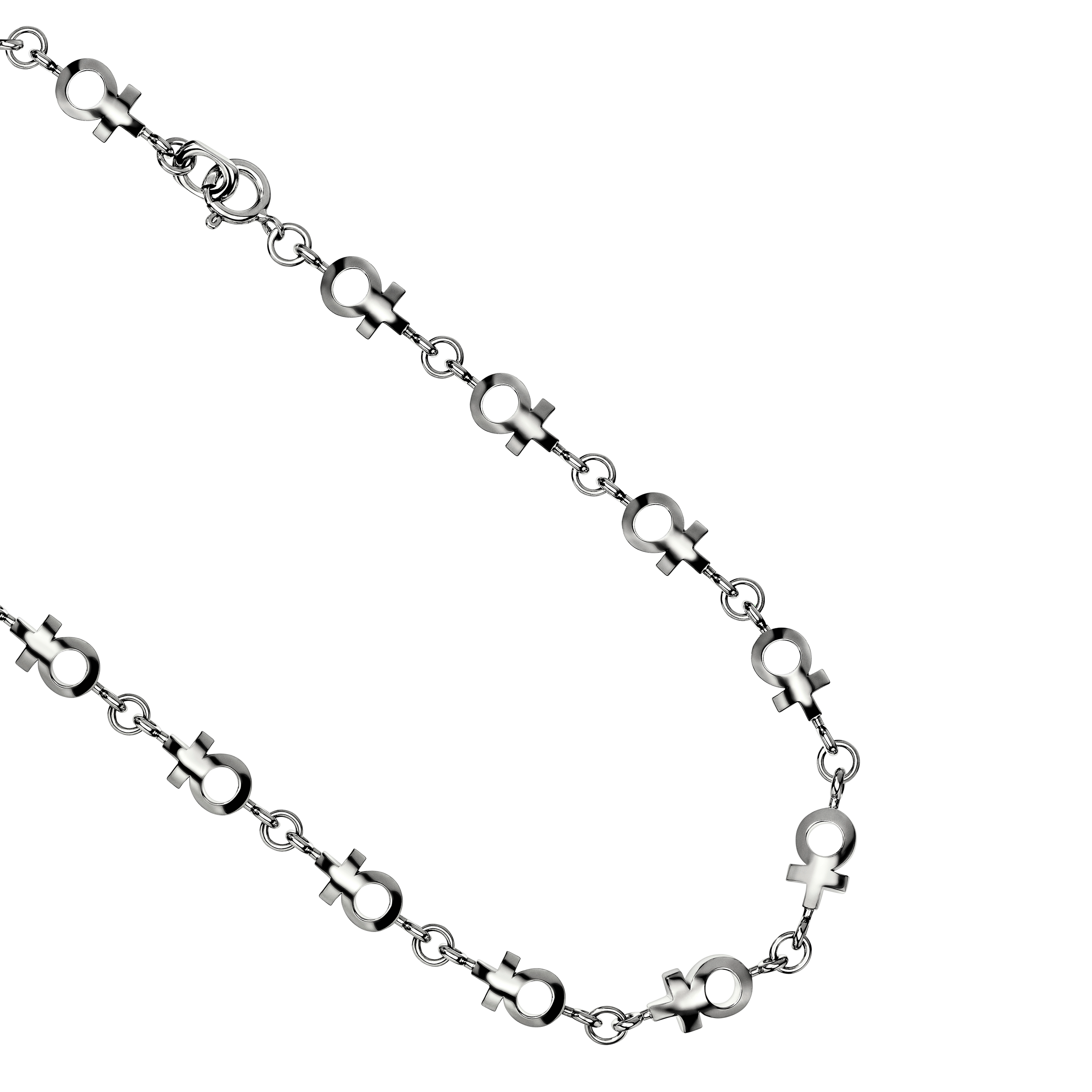 A detail view of ♀ Necklace M