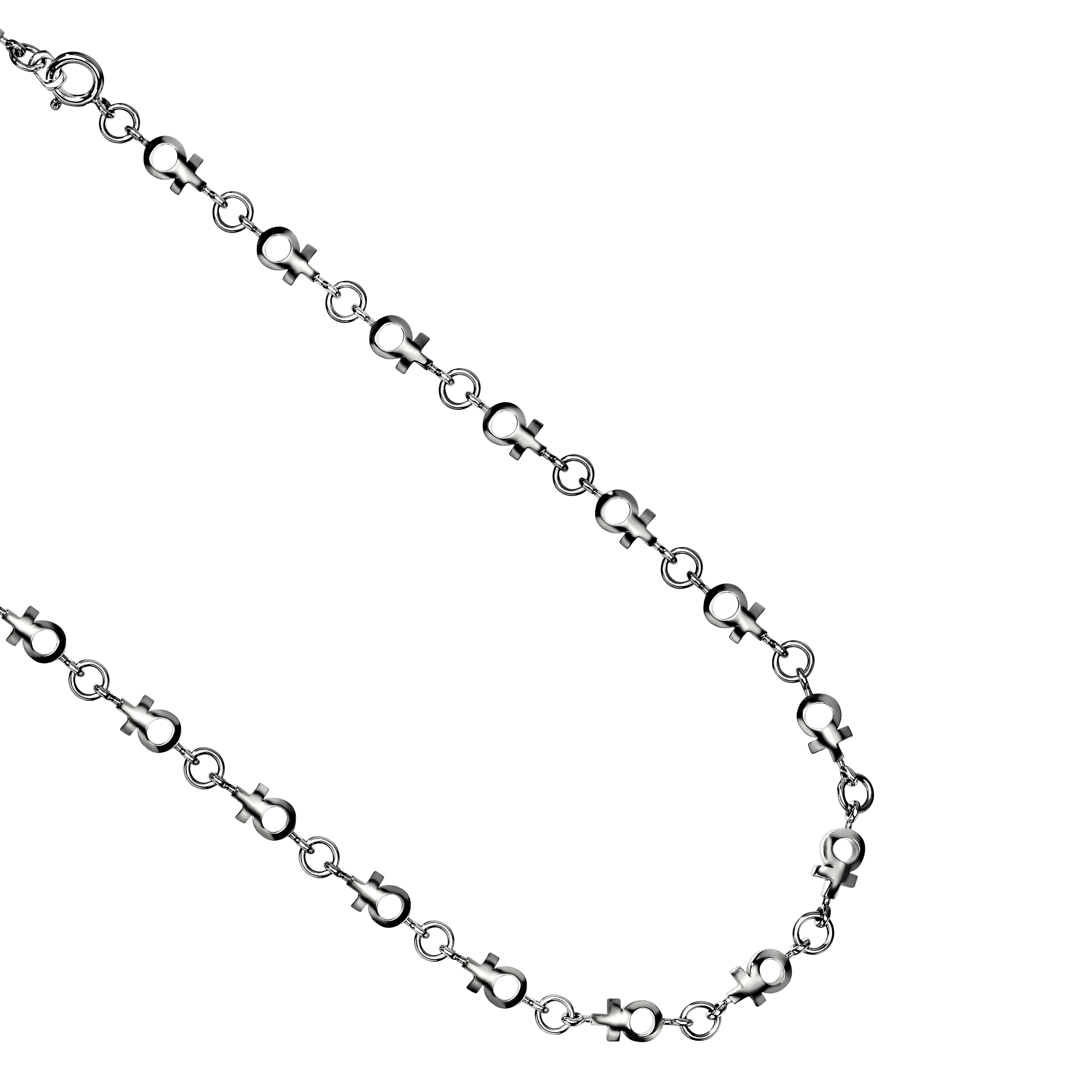 A detail view of ♀ Necklace S