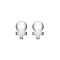 A detail of ♀ Studs Earring in Silver