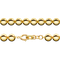 A detail of Sphere Link Chain XL  in Gold