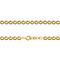 A detail of Sphere Link Chain in Gold