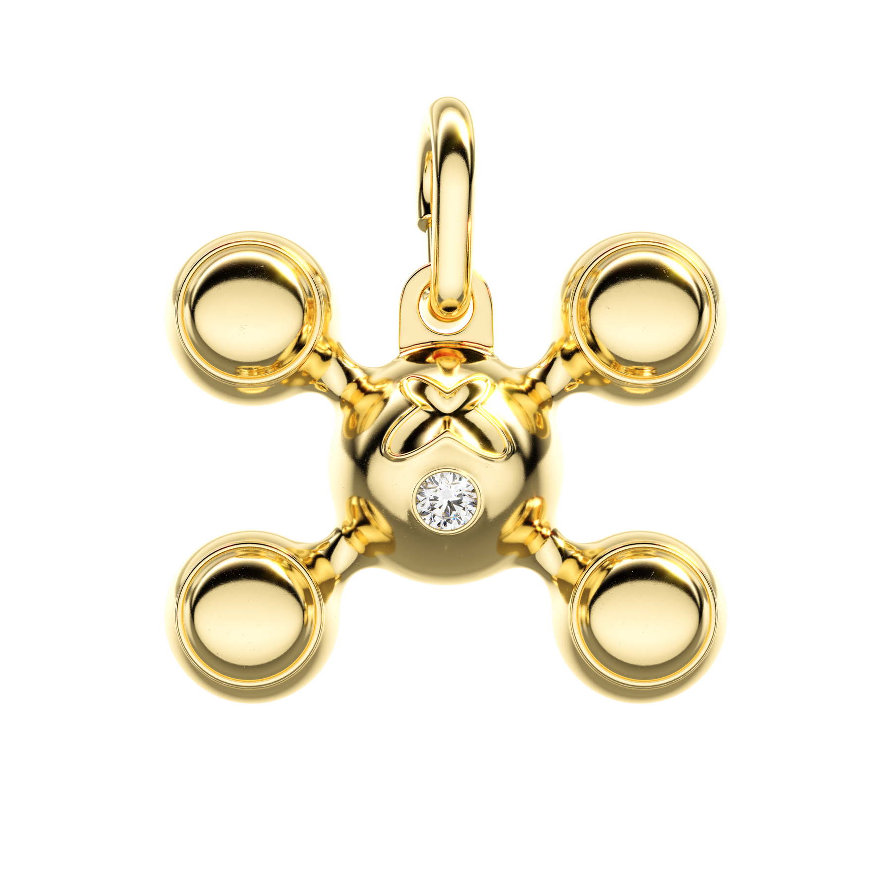 値頃 Sphere Legs Pendant in 18K Gold – Homer アクセサリー