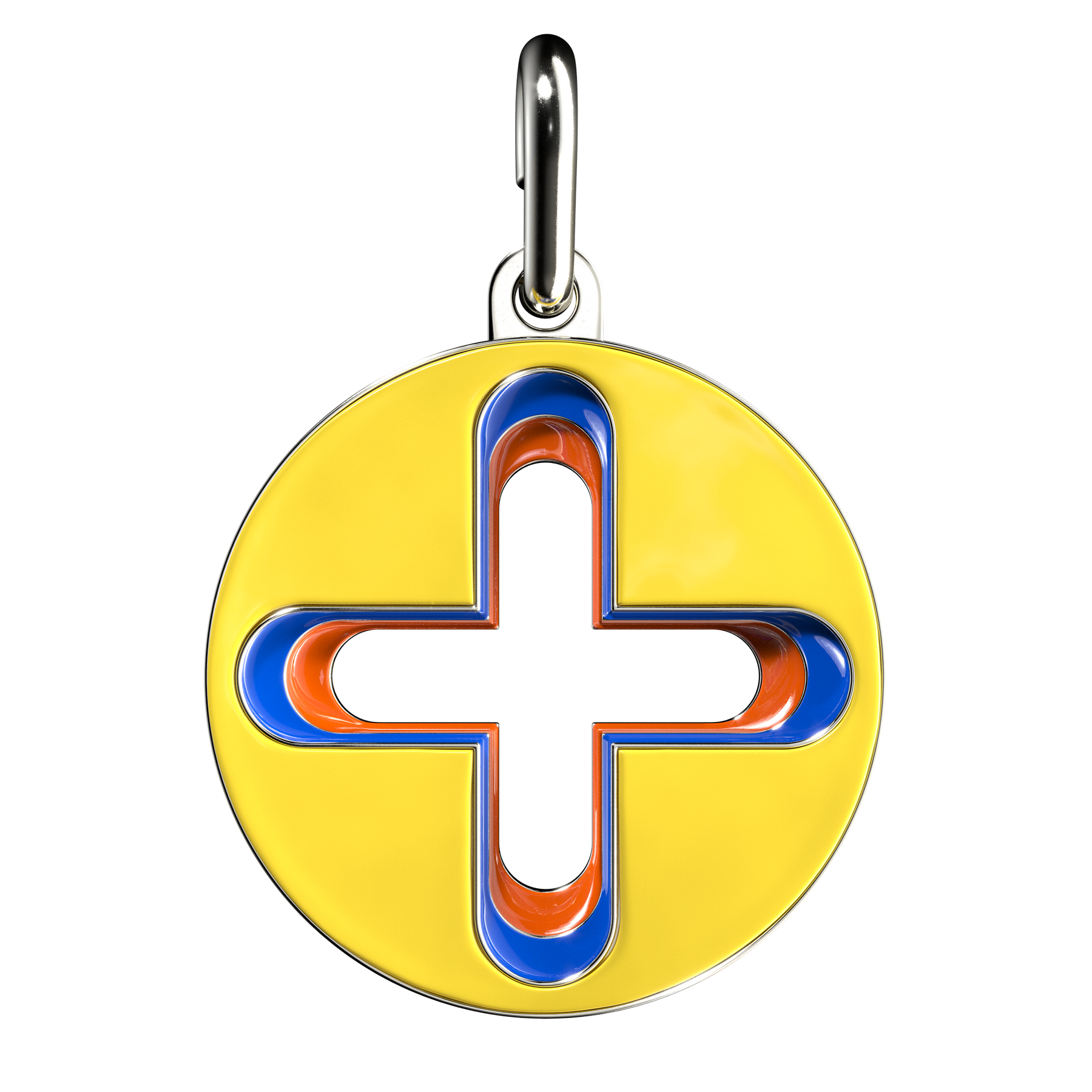 Plus Pendant in Enameled Sterling Silver – Homer