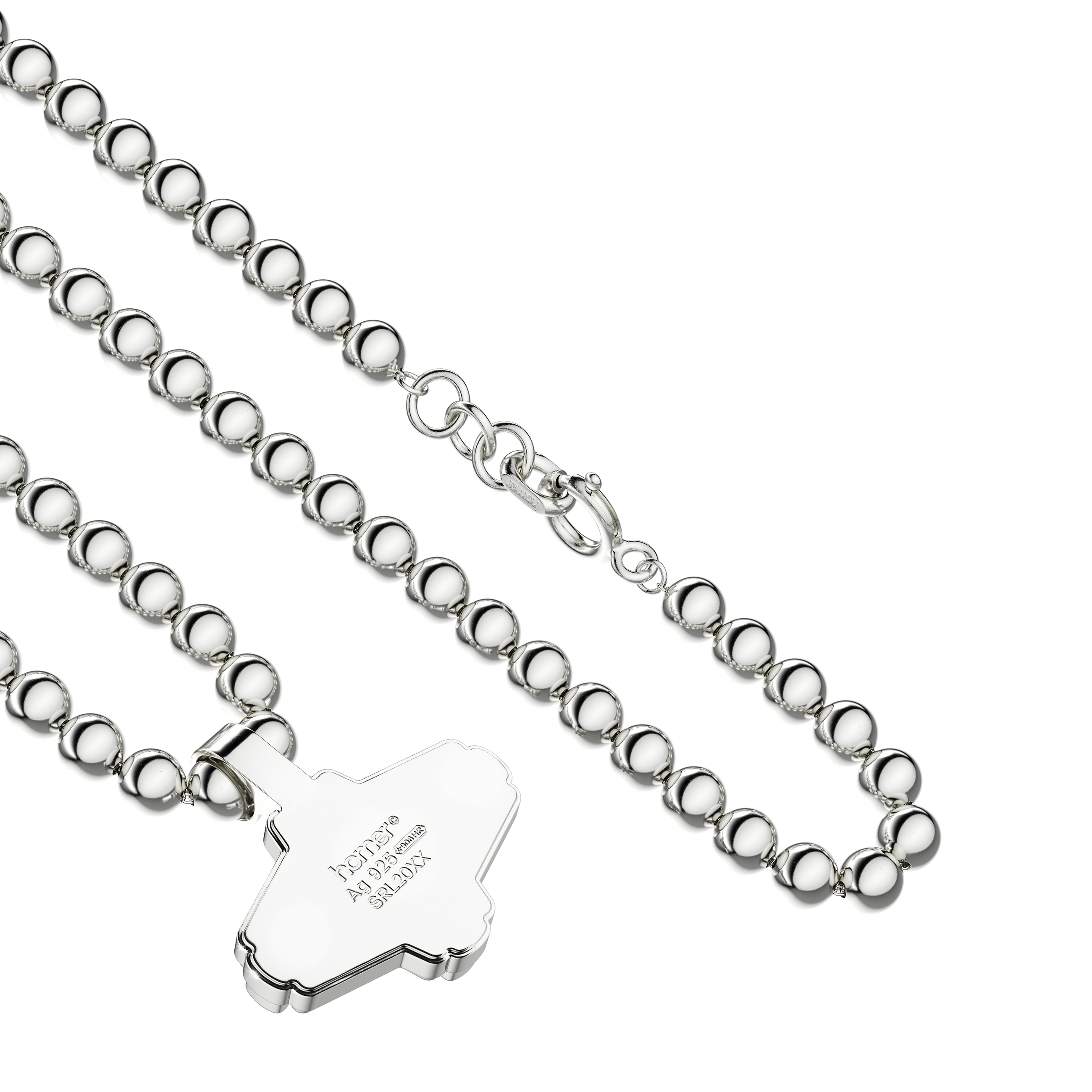 A detail view of Beef Pendant XL