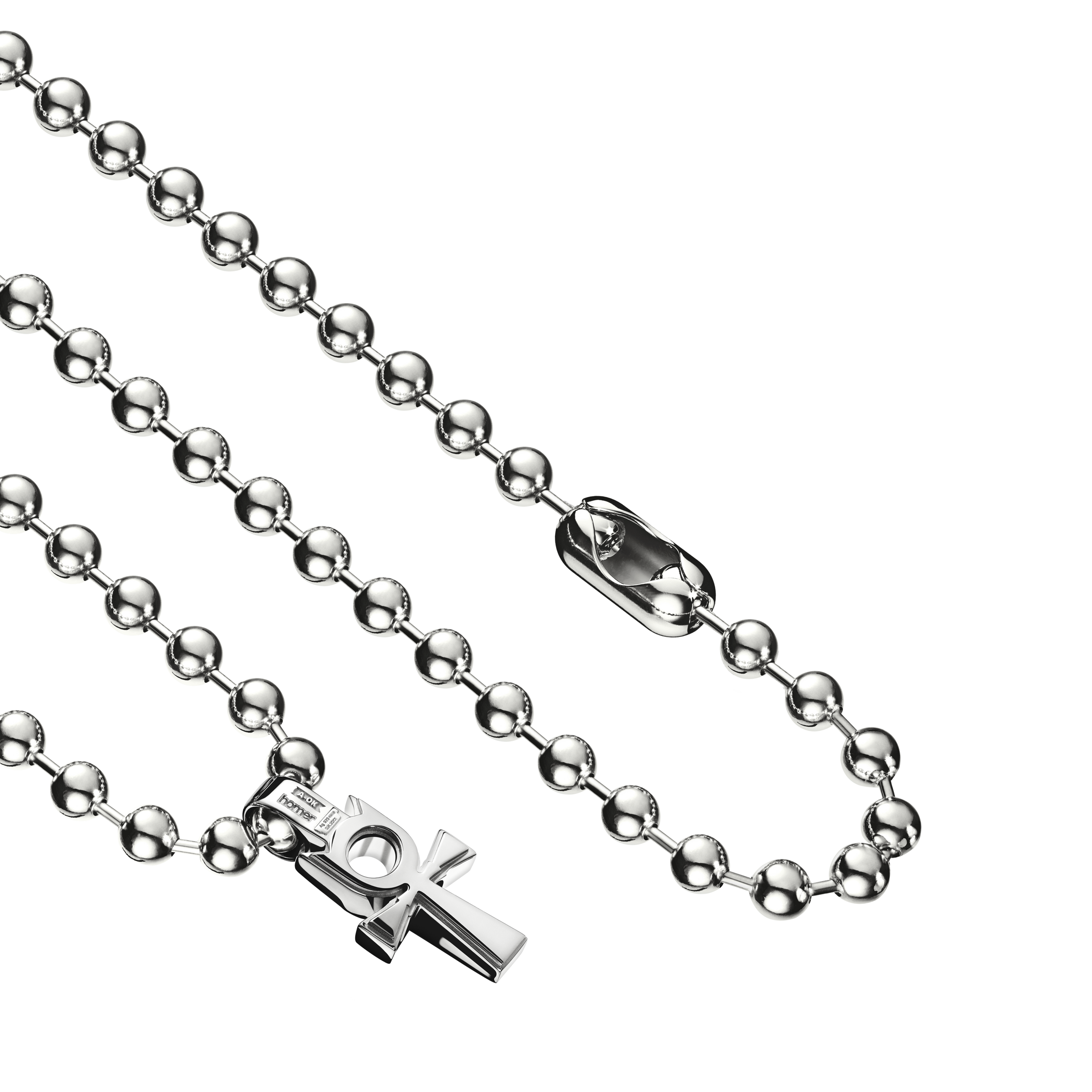 A detail view of Horned Ankh Pendant