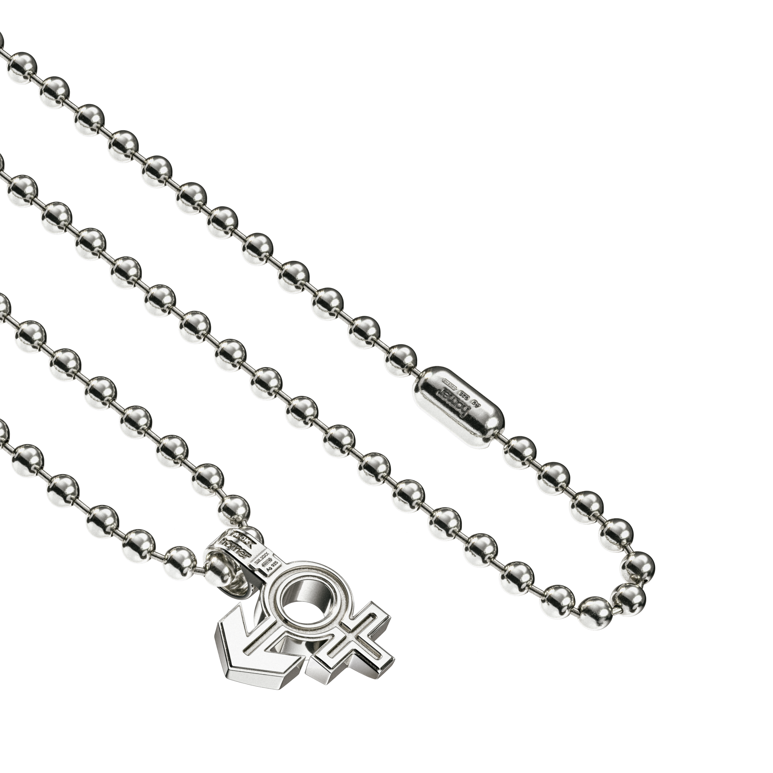 A detail view of Signal ⚥ Pendant