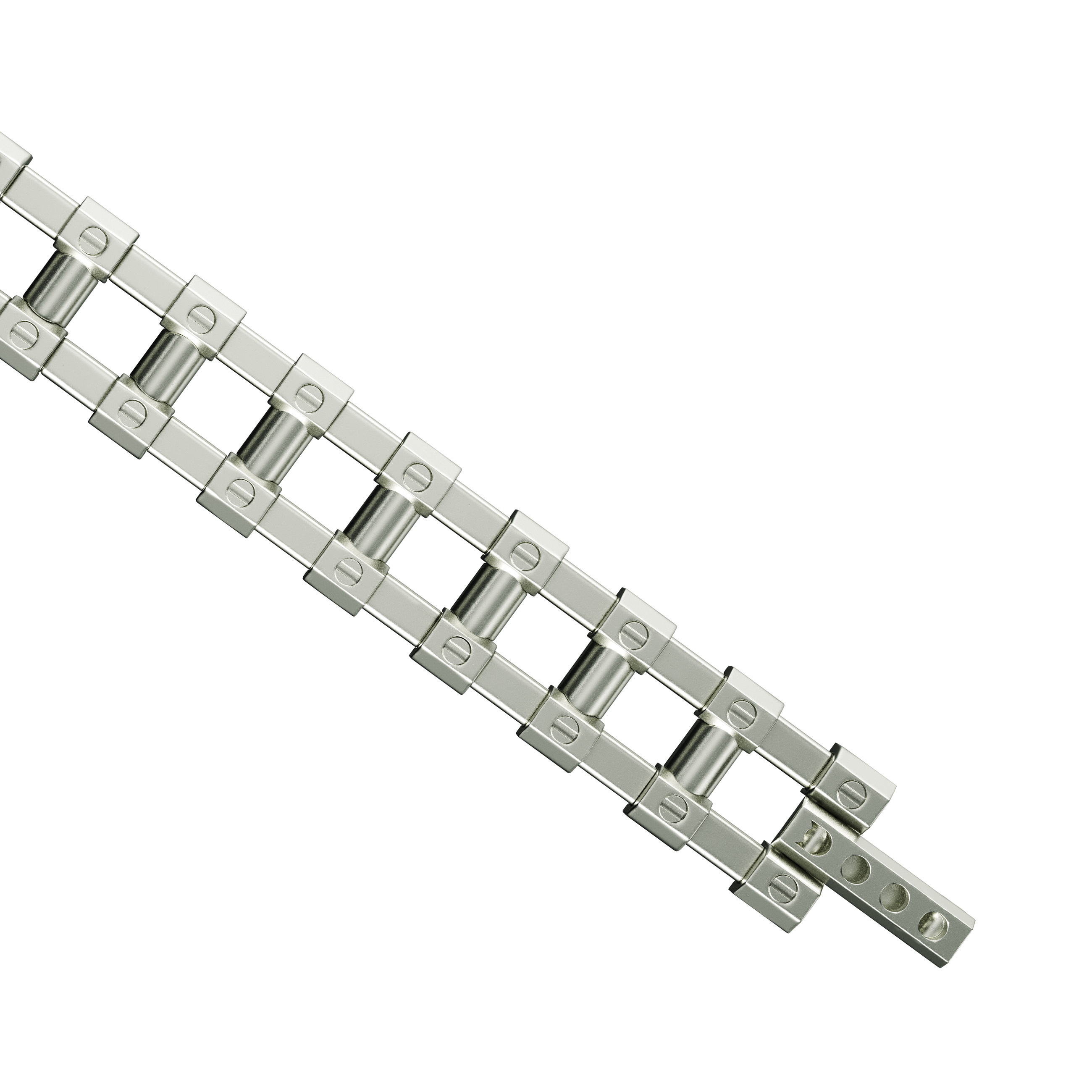 A detail view of Sodium Bracelet XL