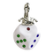 A small image of Jester on Dice Pendant