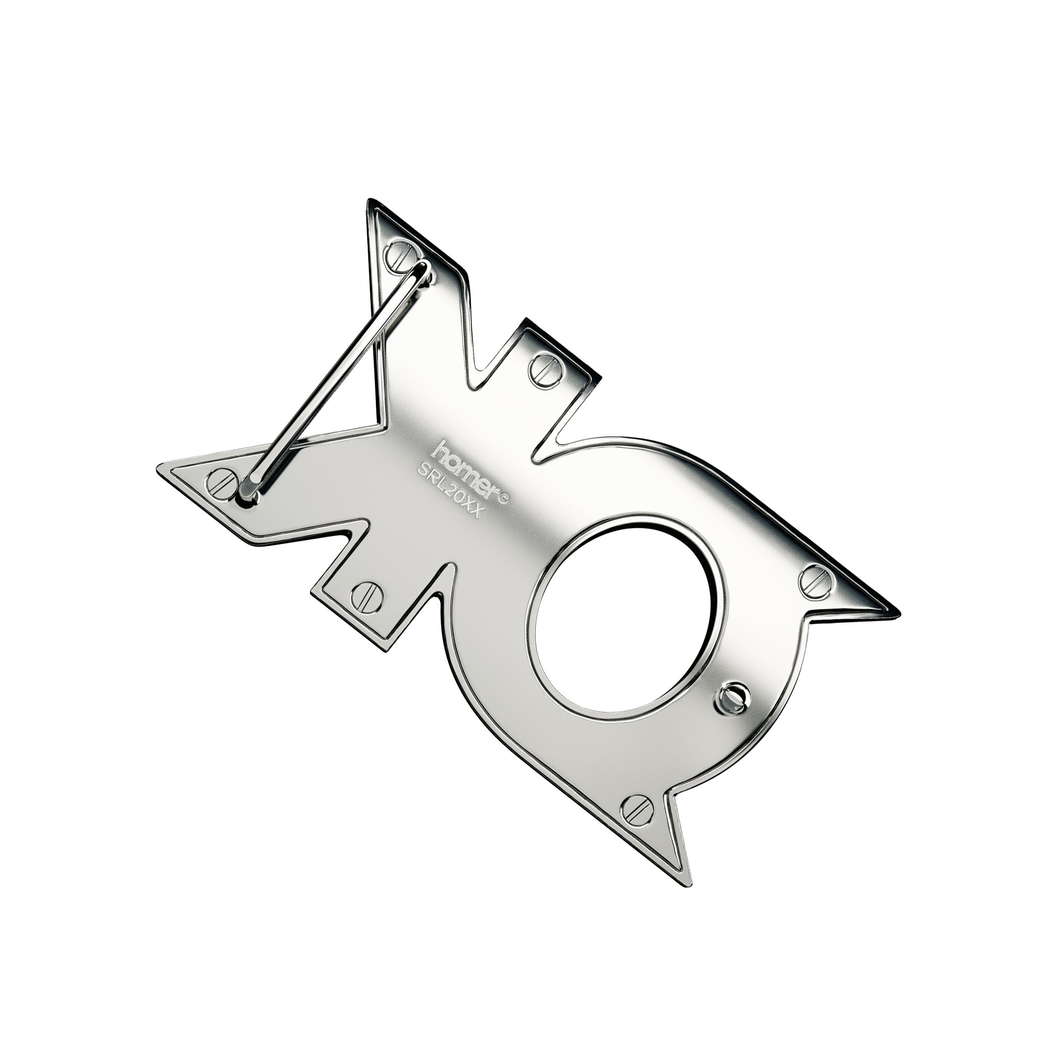 A detail view of A-OK Belt Buckle