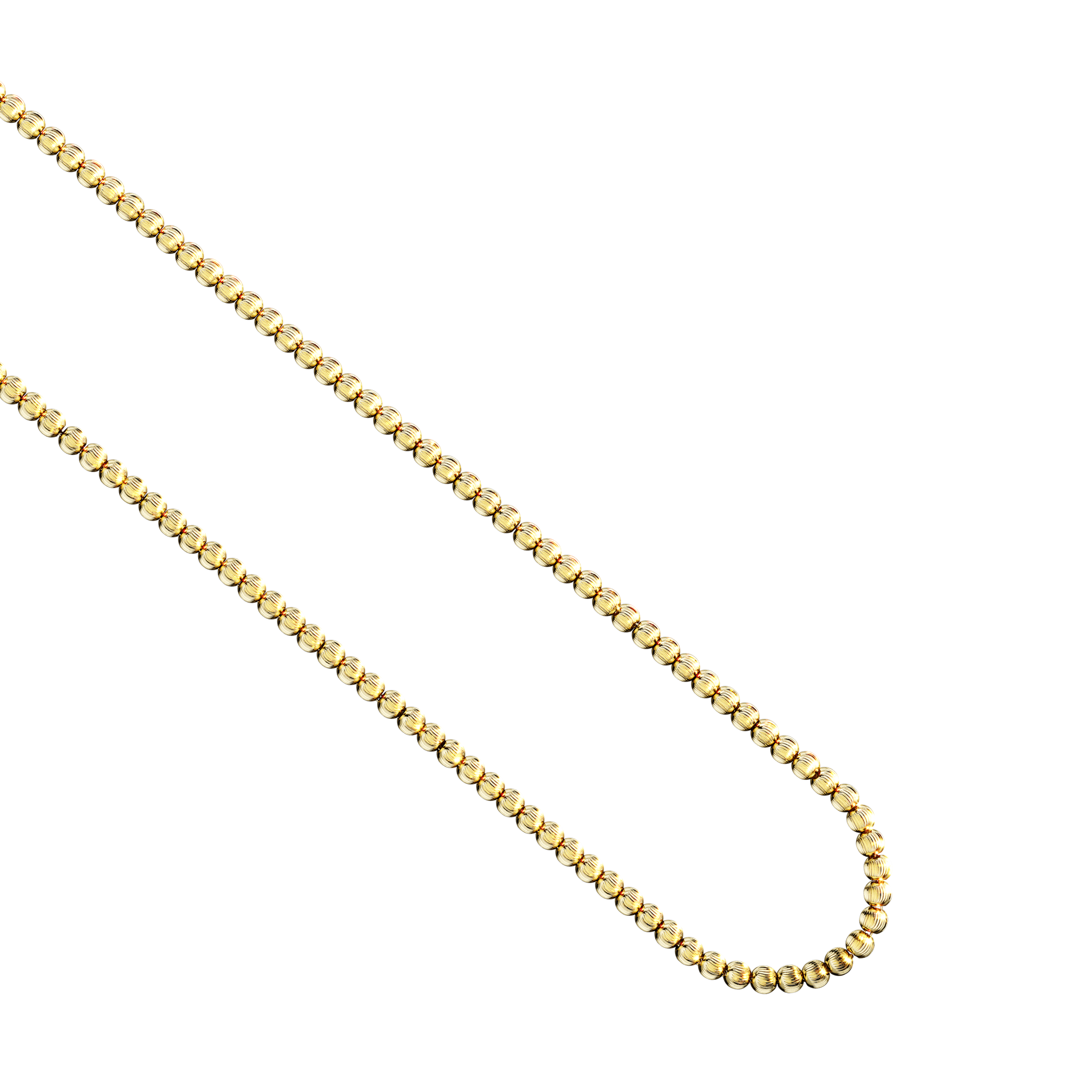 A detail view of Cerra Link Chain Necklace