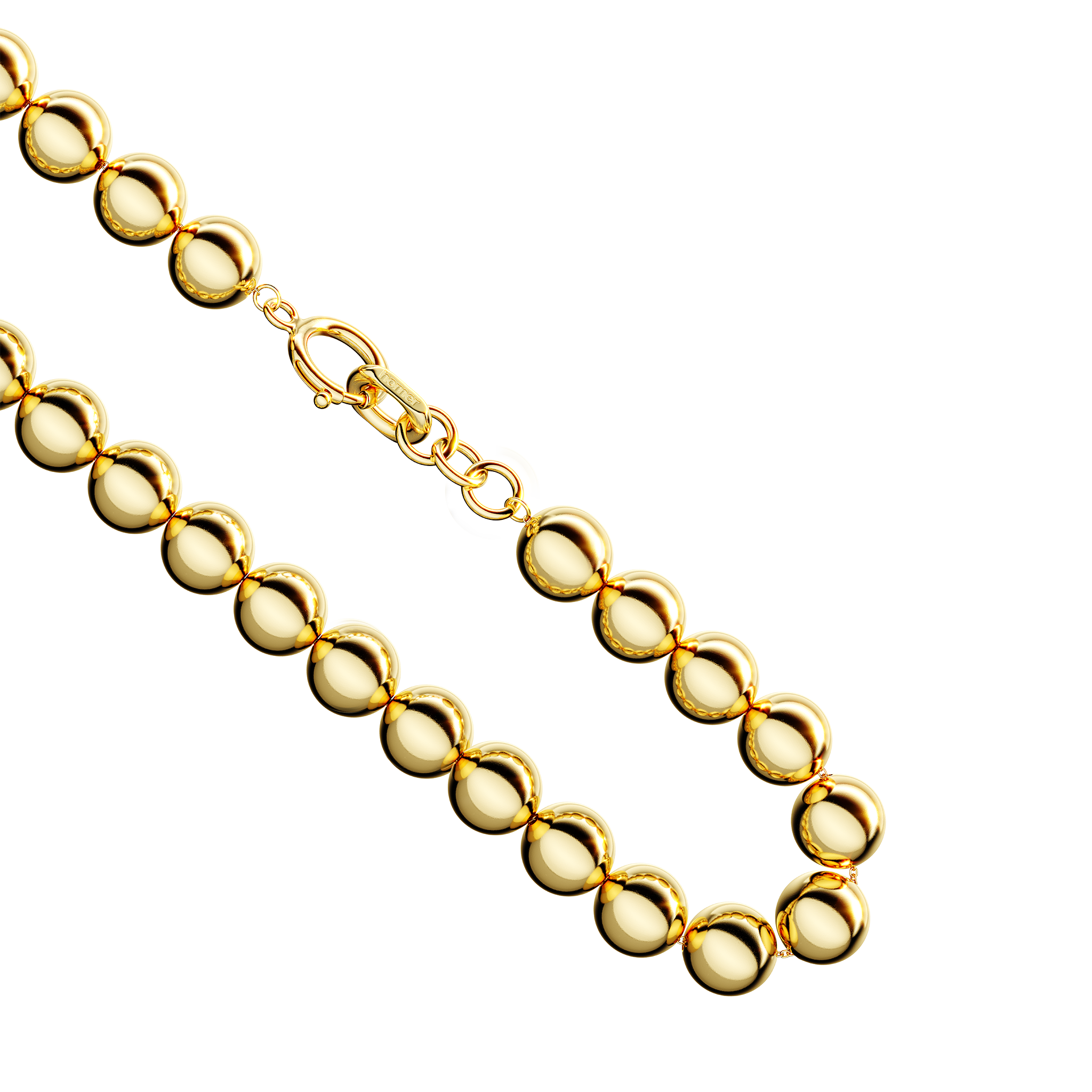 A detail view of Sphere Link Chain XL