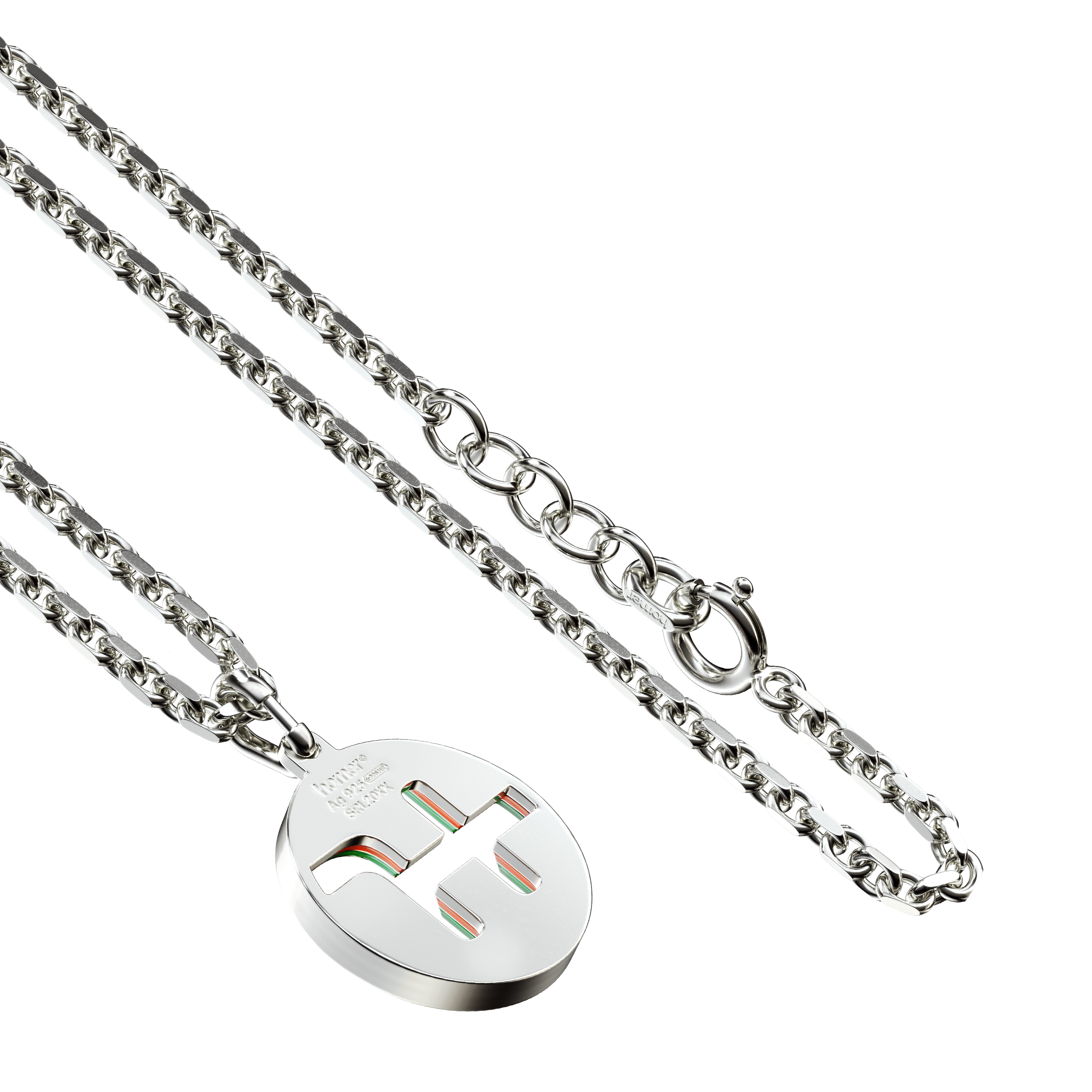 A detail view of +r Pendant